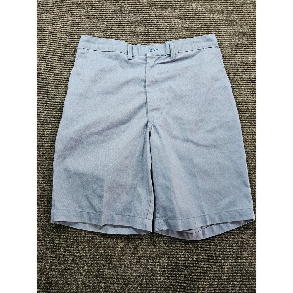 Universal Overall Chino Shorts Mens 32 Blue Preppy Everyday Comfort Flat Front